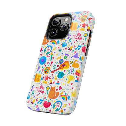 Bright Hobby Activity Art Cartoon Tough Phone Cases