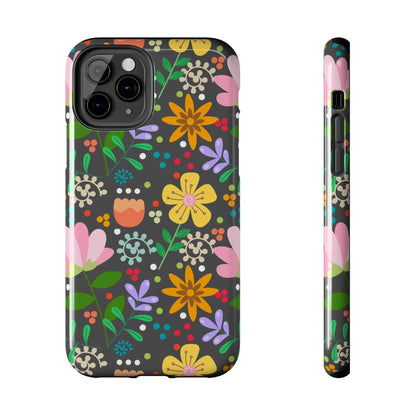 Abstract floral seamless pattern Tough Phone Cases iPhone 11 Pro