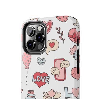 Romantic seamless pattern Tough Phone Cases