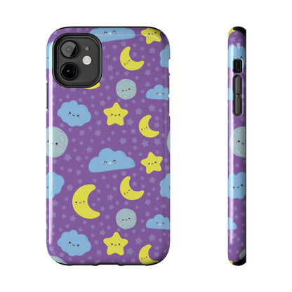 Night sky seamless pattern Tough Phone Cases iPhone 11