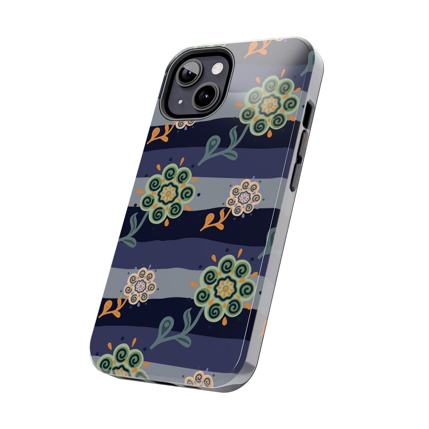 Abstract ethnic flower seamless pattern Tough Phone Cases