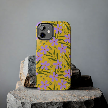 Folk art floral seamless pattern Tough Phone Cases