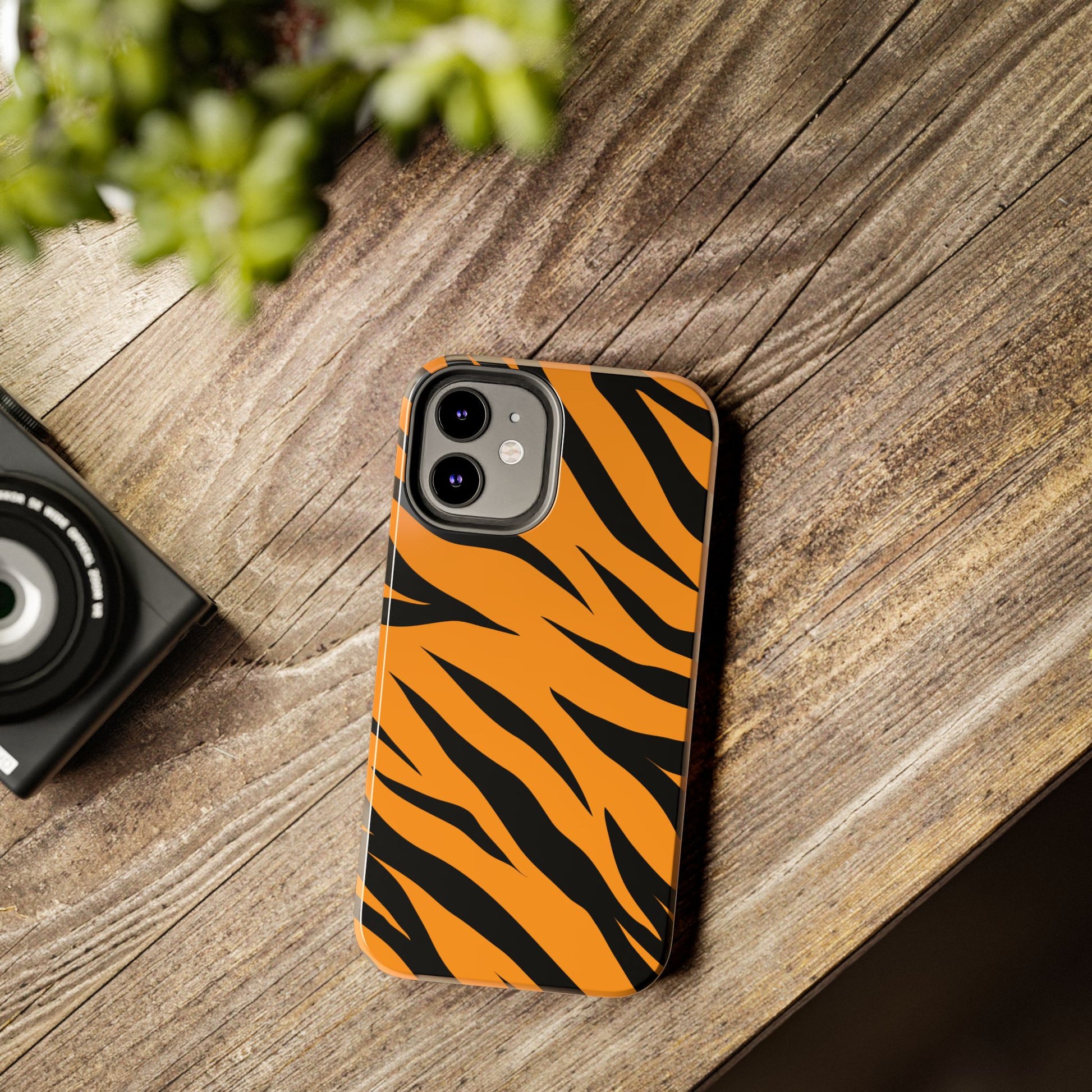 Tiger Texture Tough Phone Cases