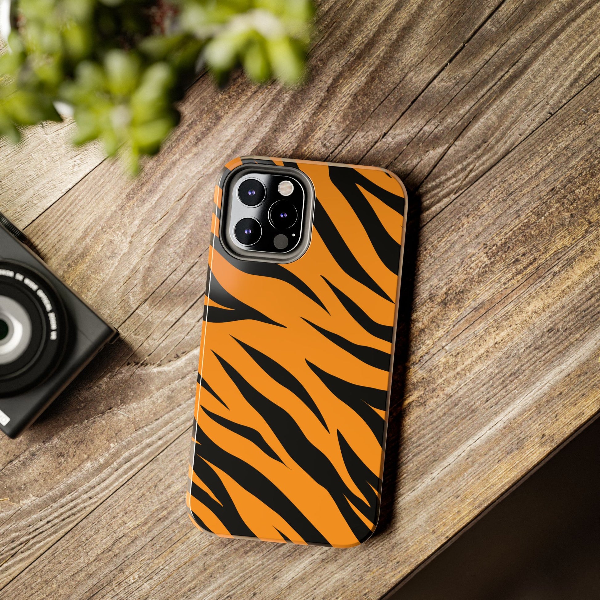 Tiger Texture Tough Phone Cases