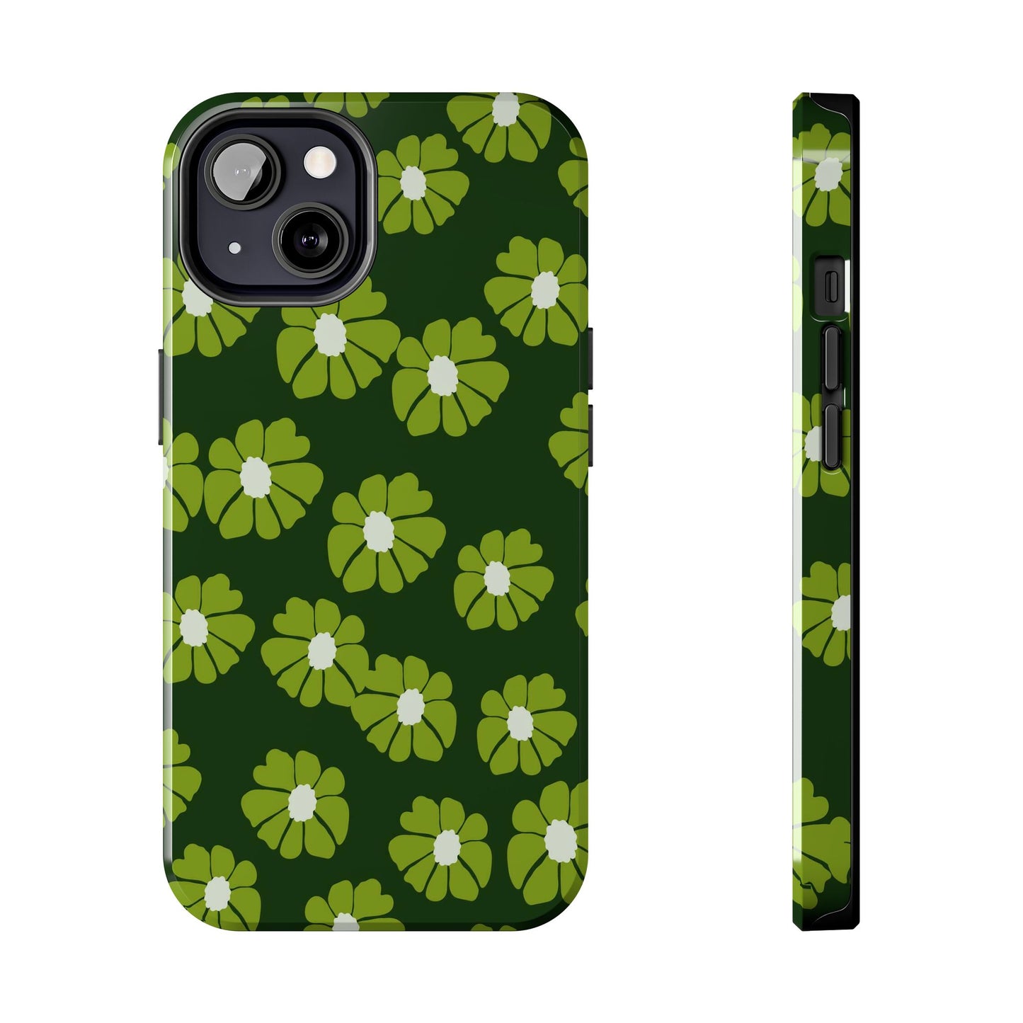 Retro groovy flowers seamless pattern Tough Phone Cases iPhone 13