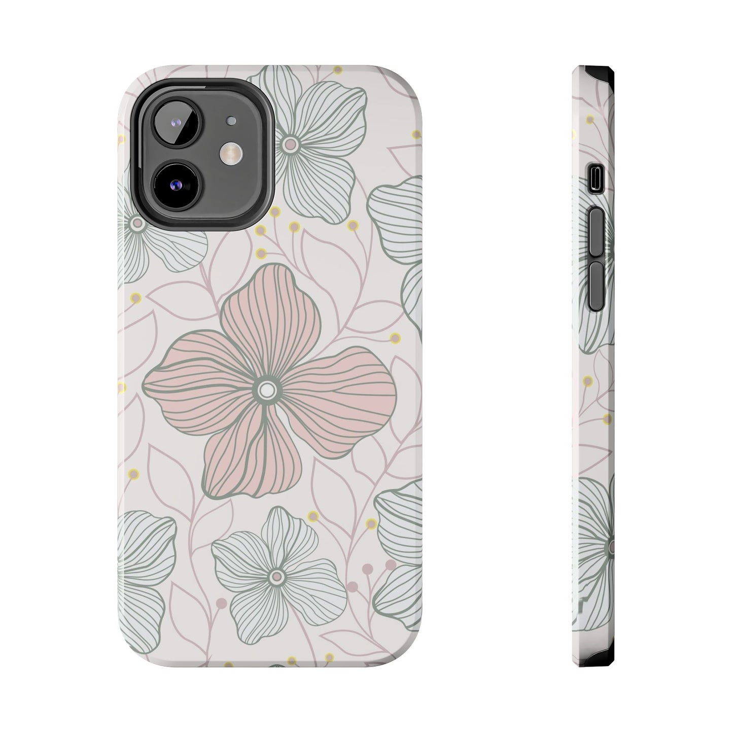 Florals seamless pattern Tough Phone Cases iPhone 12