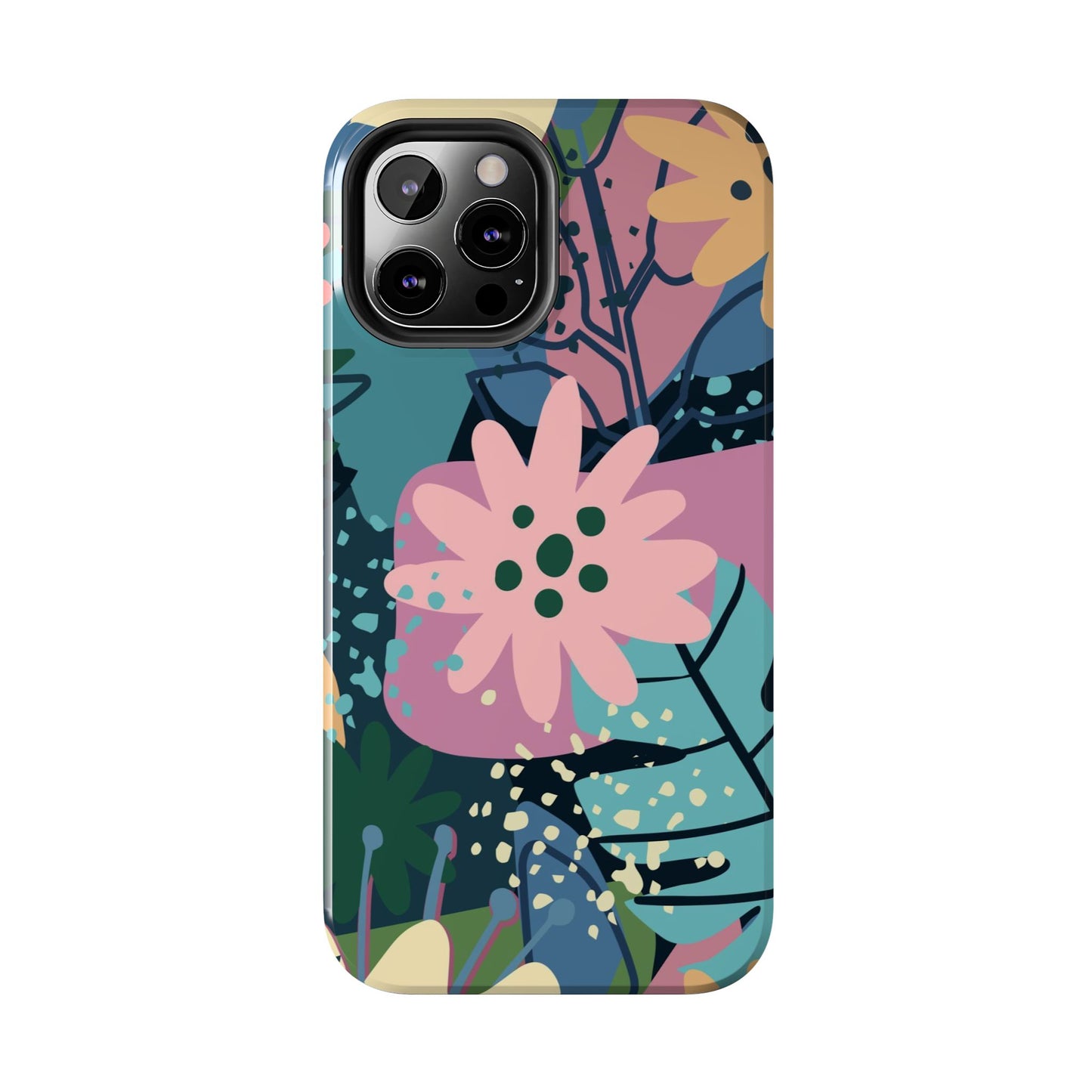 Contemporary collage design Tough Phone Cases