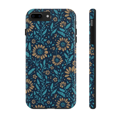 Flower Pattern Design Tough Phone Cases iPhone 7 Plus, iPhone 8 Plus