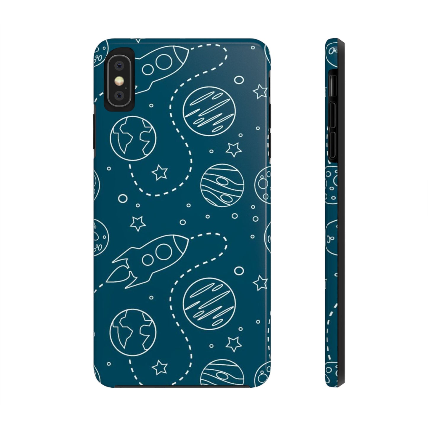 Space Seamless Pattern Tough Phone Cases iPhone XS MAX