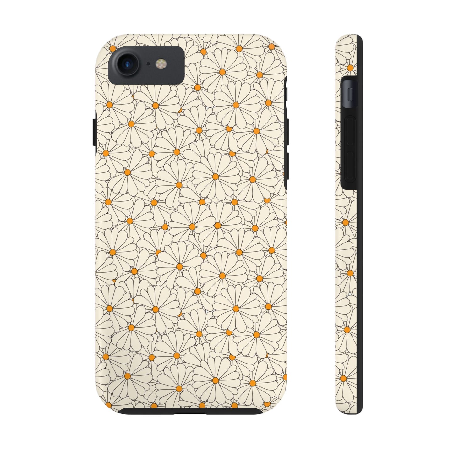 Seamless groovy daisy pattern Tough Phone Cases iPhone 7, iPhone 8, iPhone SE