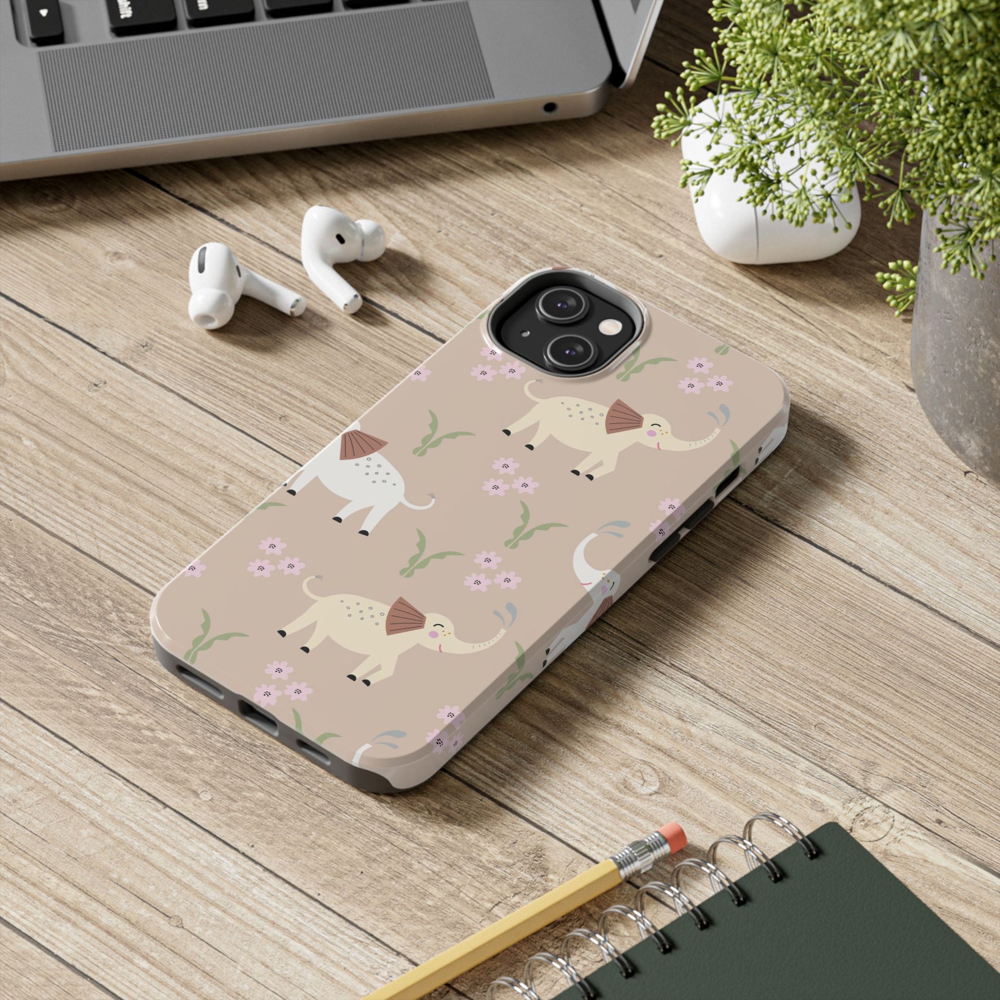 Cute repeated childish seamless pattern Tough Phone Cases