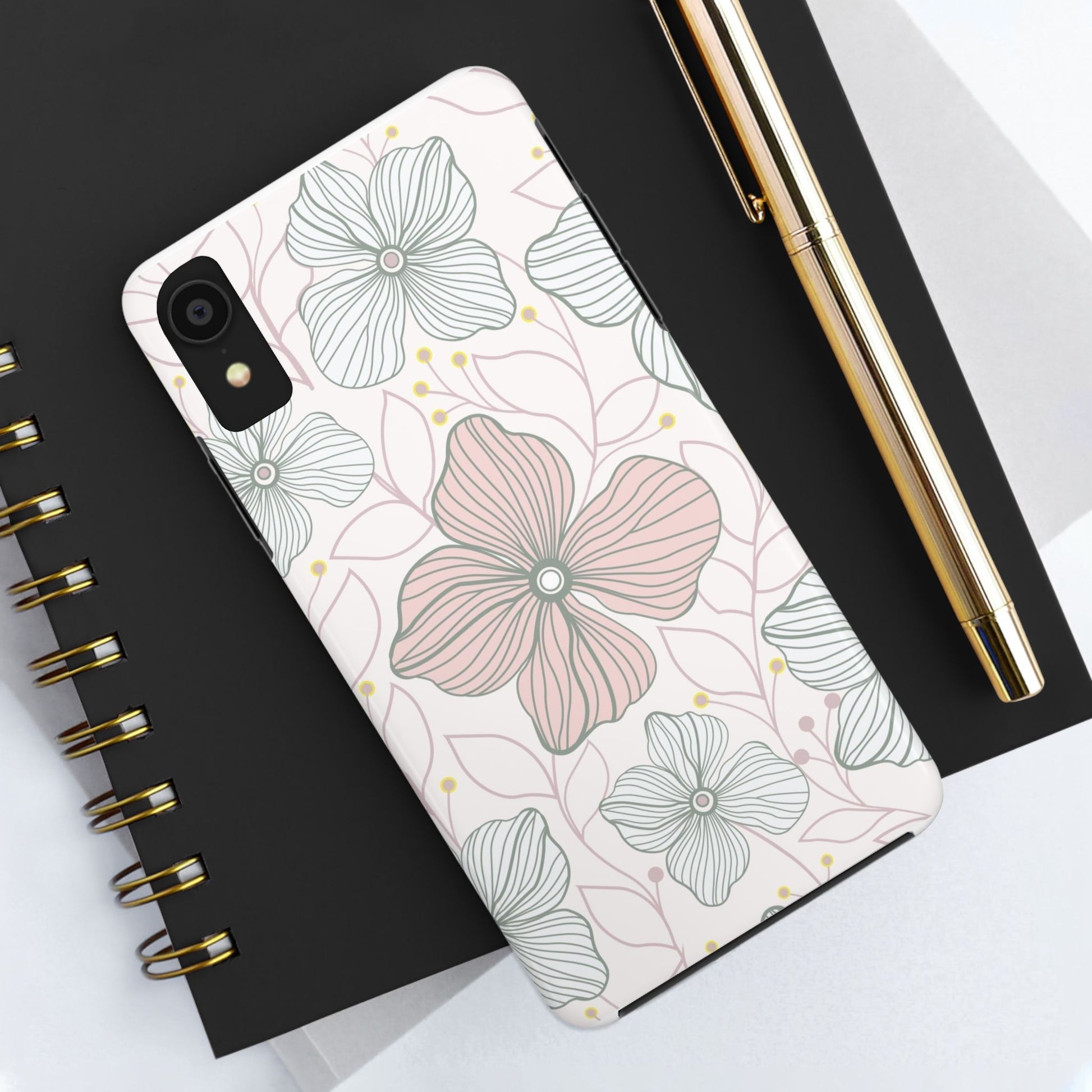 Florals seamless pattern Tough Phone Cases