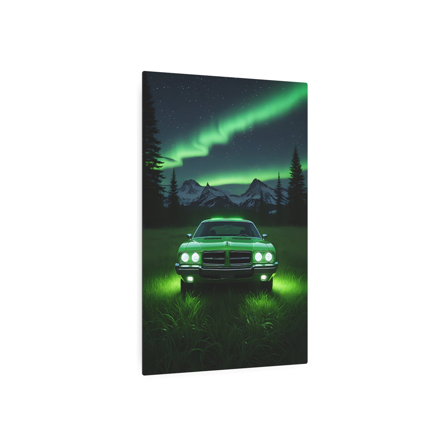 Green dodge Metal Art Sign