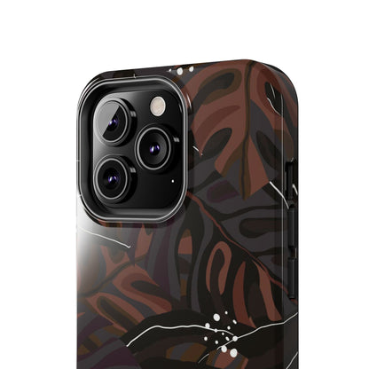 Modern exotic jungle plants Tough Phone Cases