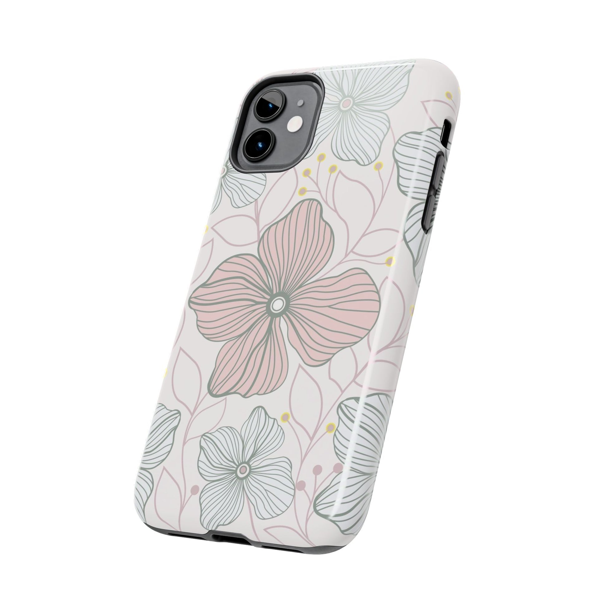 Florals seamless pattern Tough Phone Cases