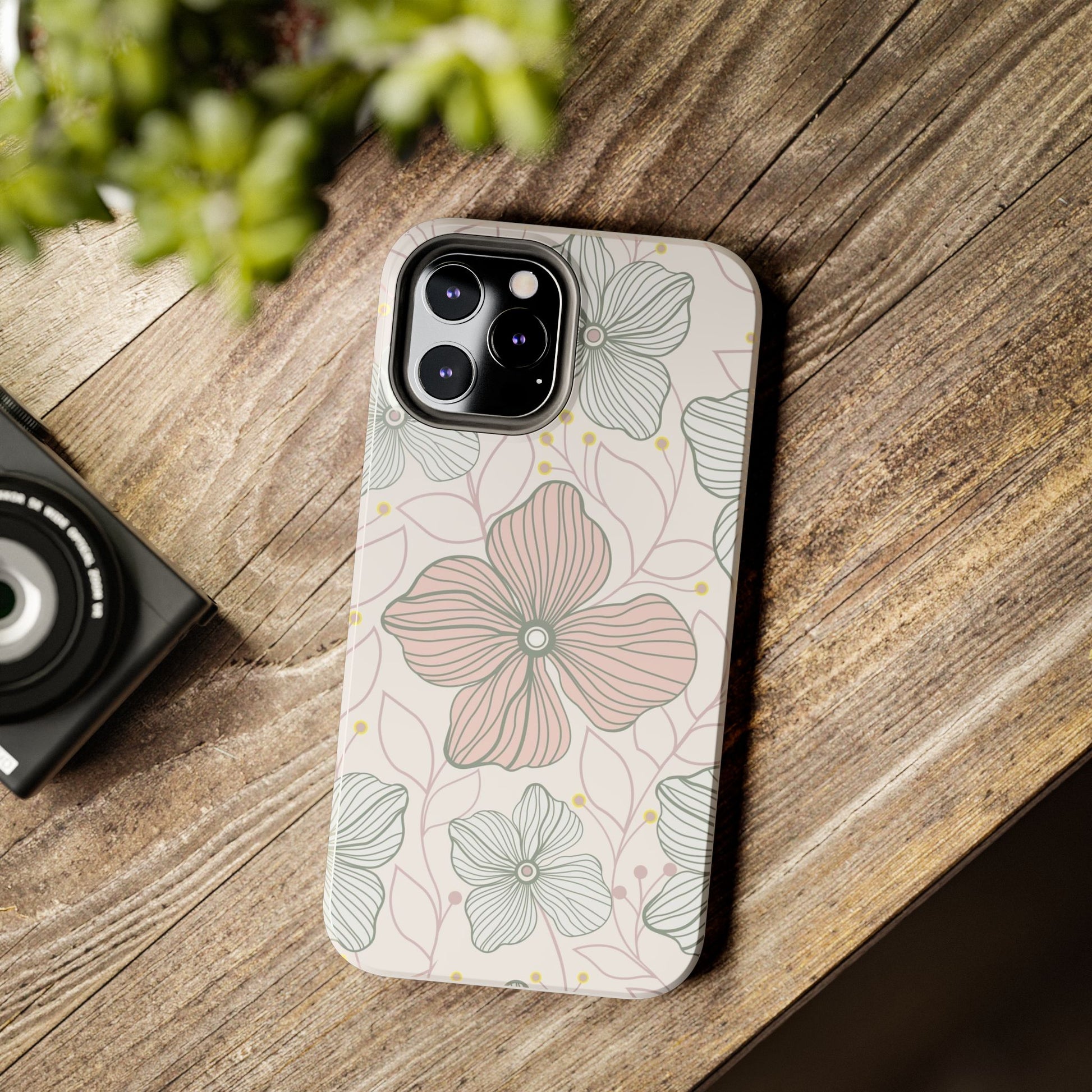 Florals seamless pattern Tough Phone Cases