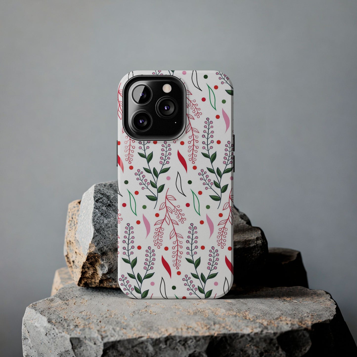 Seamless floral pattern, cute ditsy Tough Phone Cases