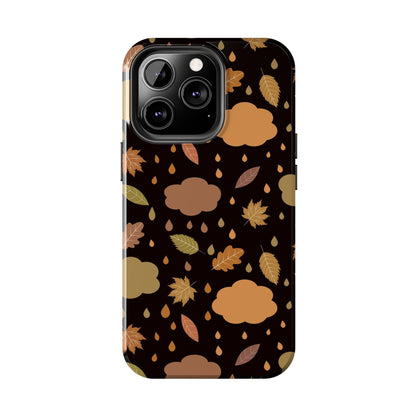 Autumn seamless pattern with clouds Tough Phone Cases