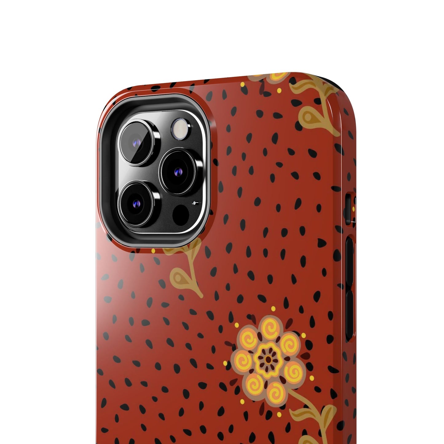 Abstract ethnic flower seamless pattern Tough Phone Cases