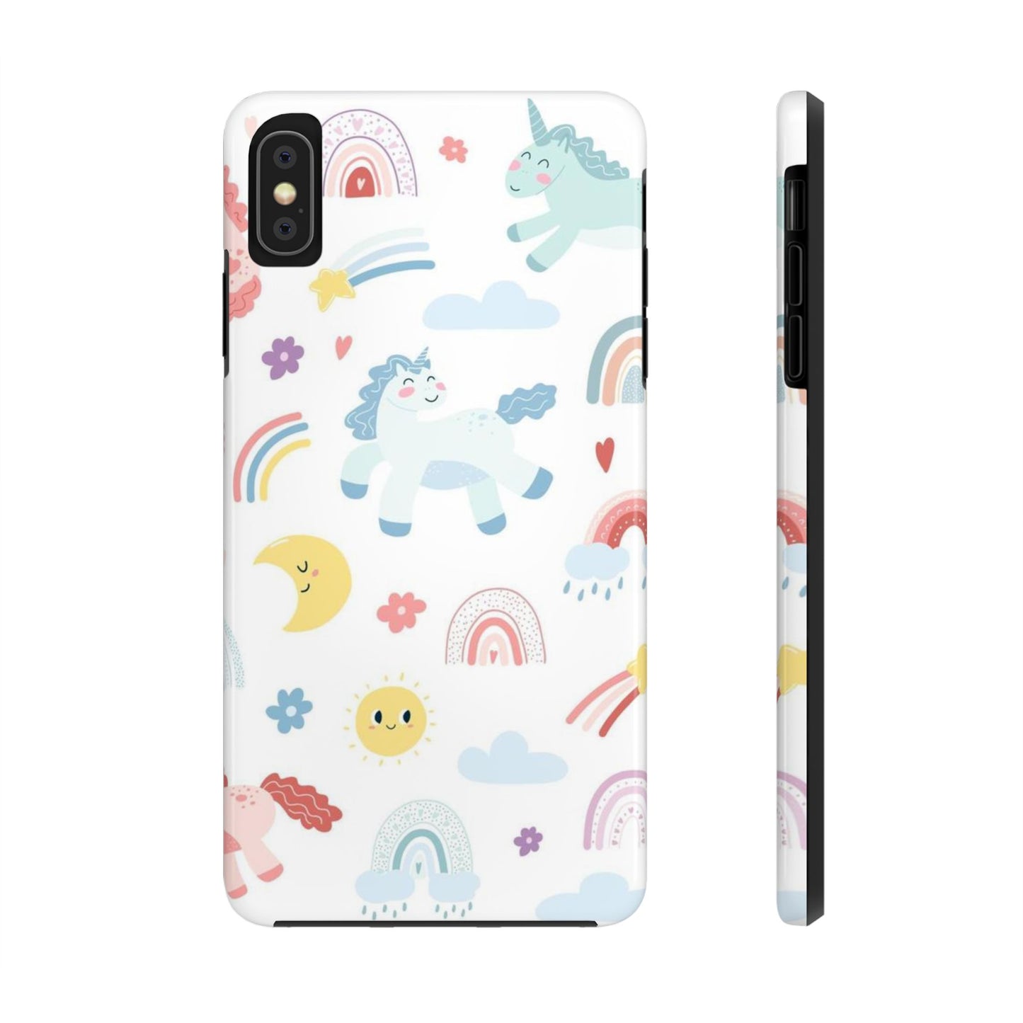 Set of cute unicorns Tough Phone Cases iPhone XS MAX