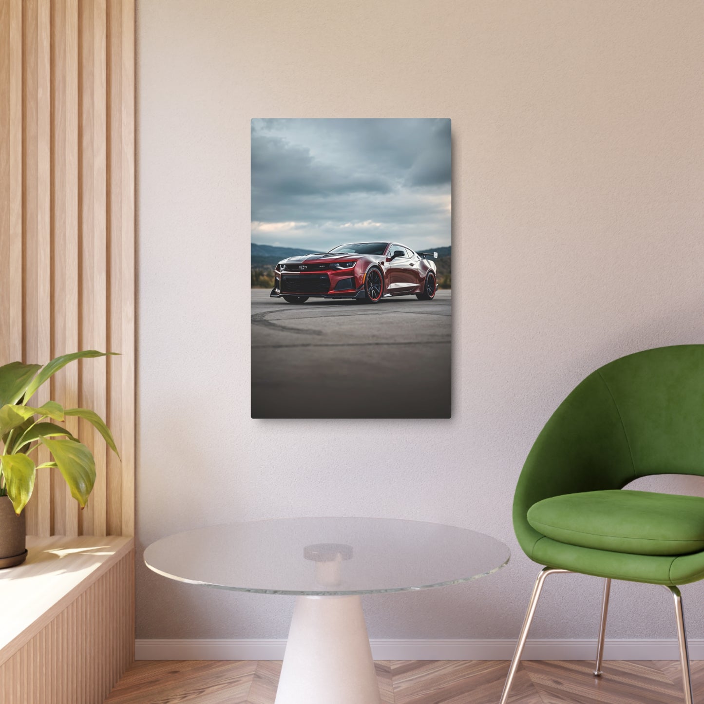 Revving Elegance: The Ultimate Metal Sign Artwork for Car Enthusiasts 20″ x 30″ (Vertical) 0.12''