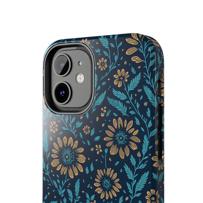 Flower Pattern Design Tough Phone Cases