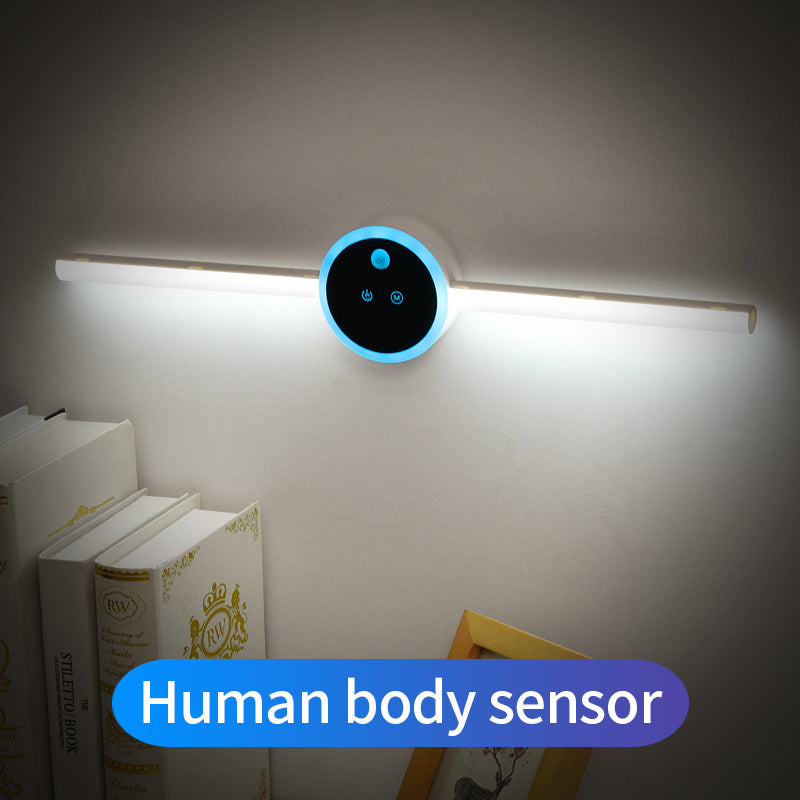 Smart Cabinet Light Clock Timing Sensor Light Removable LED Wardrobe Light Manual Sweep Switch Light Human body induction