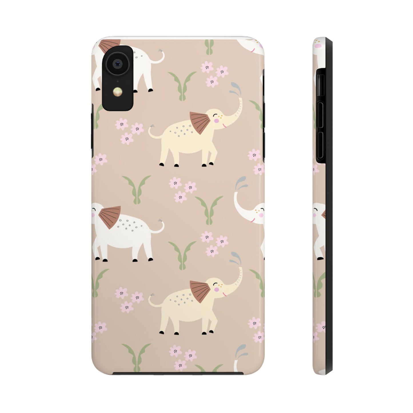 Cute repeated childish seamless pattern Tough Phone Cases iPhone XR