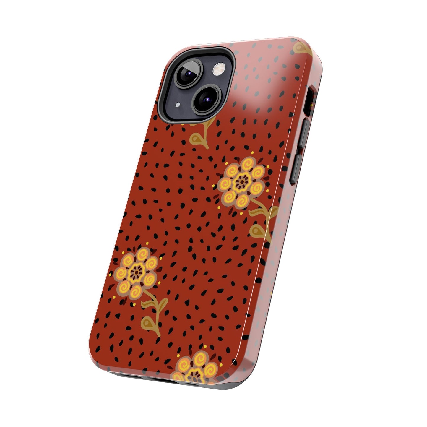 Abstract ethnic flower seamless pattern Tough Phone Cases