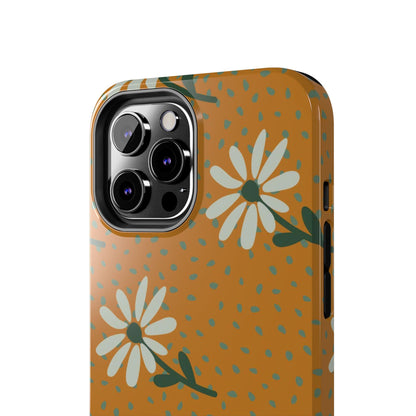 Doodle chamomile seamless pattern Tough Phone Cases