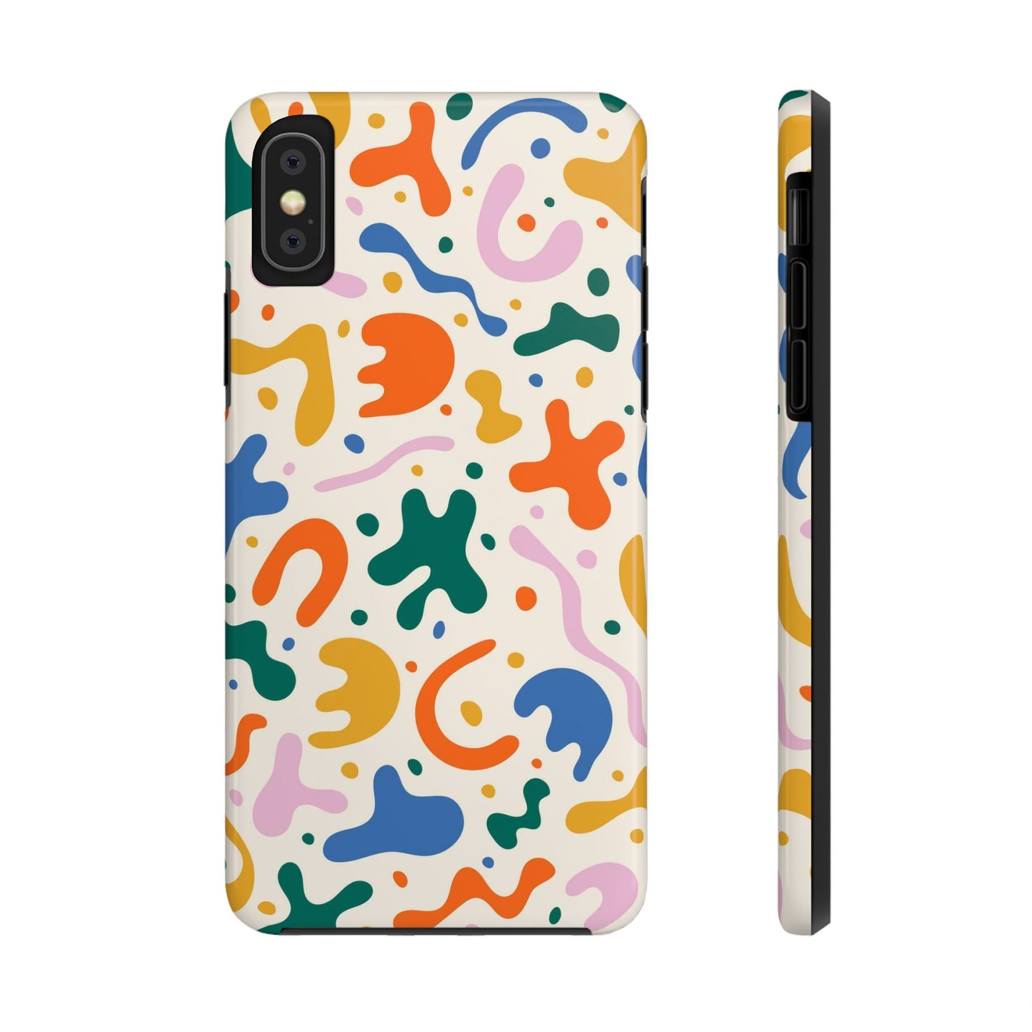 pattern with matisse style shapes. Tough Phone Cases iPhone X