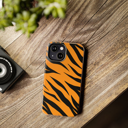 Tiger Texture Tough Phone Cases