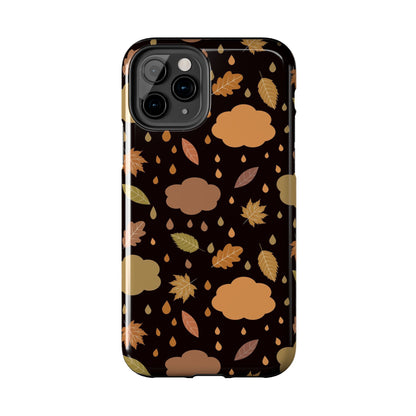 Autumn seamless pattern with clouds Tough Phone Cases