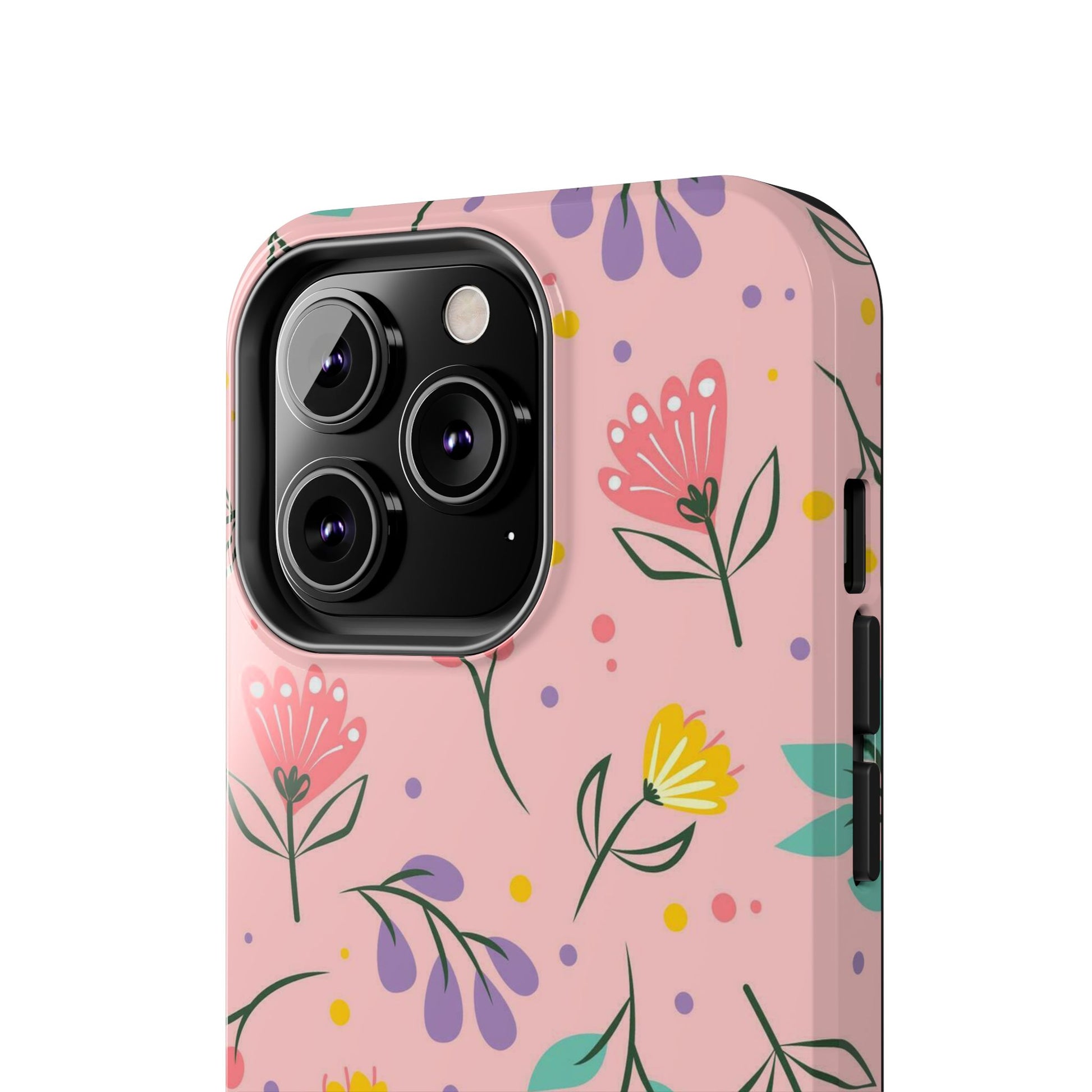 beautiful seamless handrawn floral Tough Phone Cases