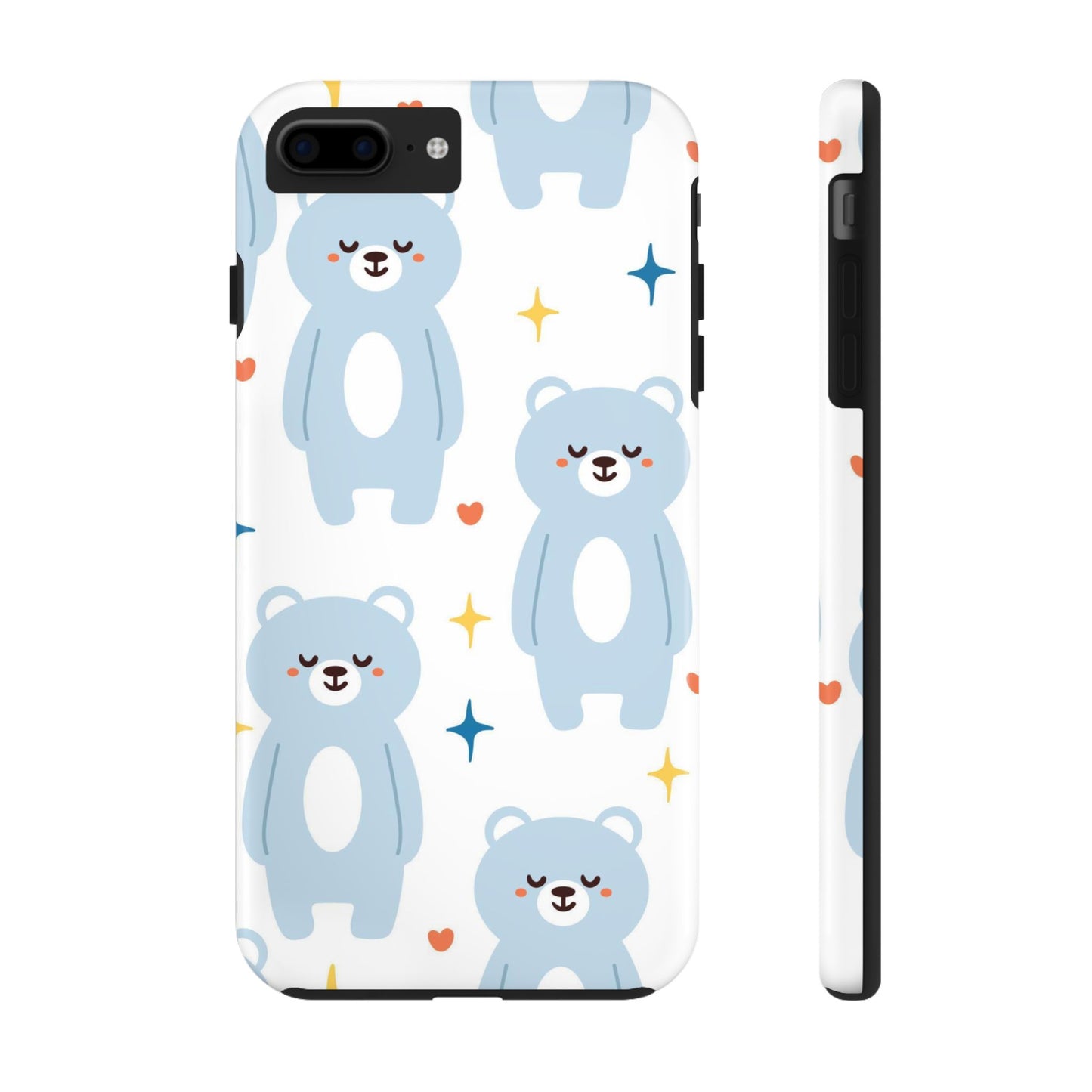 seamless pattern cute happy bear Tough Phone Cases iPhone 7 Plus, iPhone 8 Plus