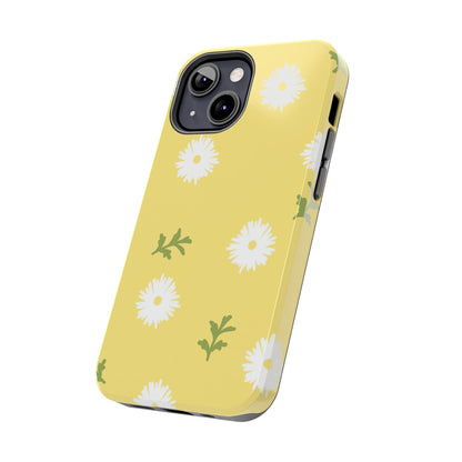 seamless doodle hand drawing daisy flower Tough Phone Cases