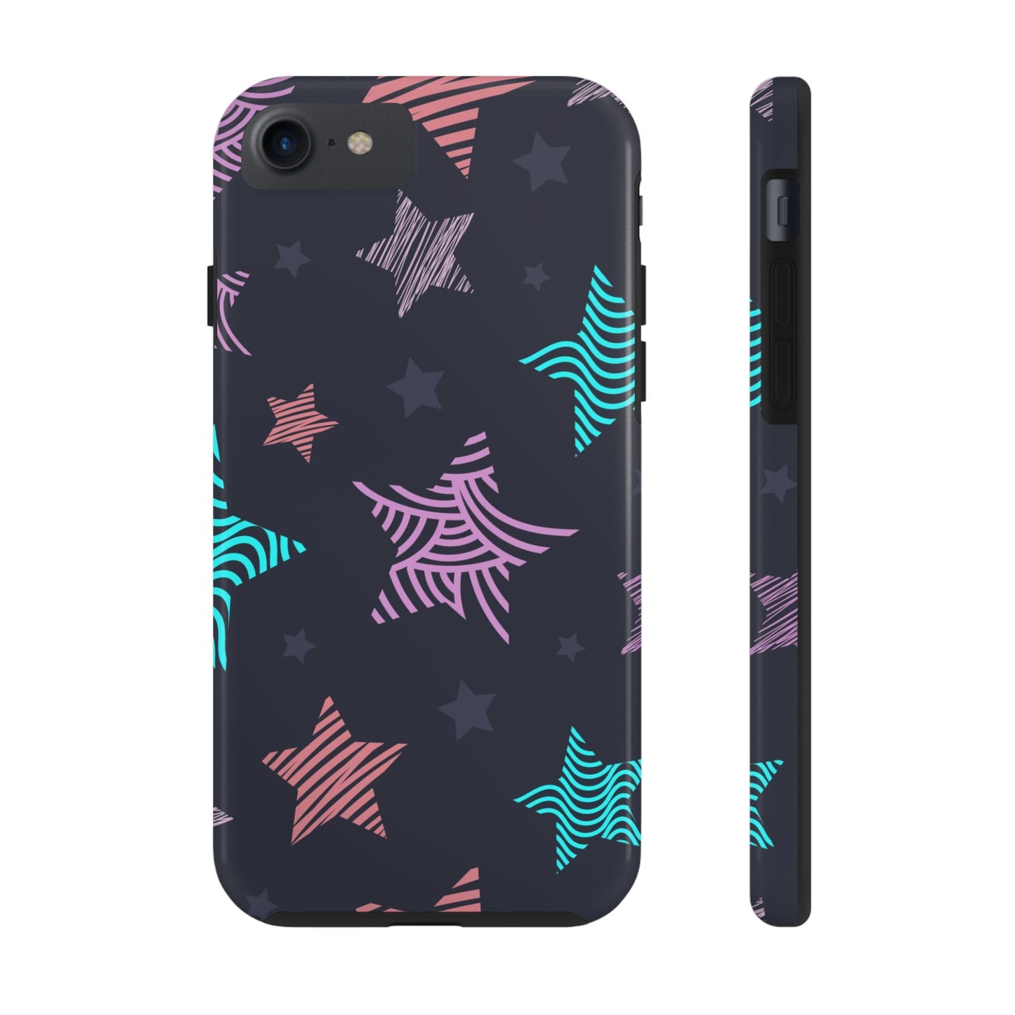 Hand Drawn Seamless Pattern Stars Tough Phone Cases iPhone 7, iPhone 8, iPhone SE