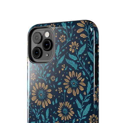 Flower Pattern Design Tough Phone Cases