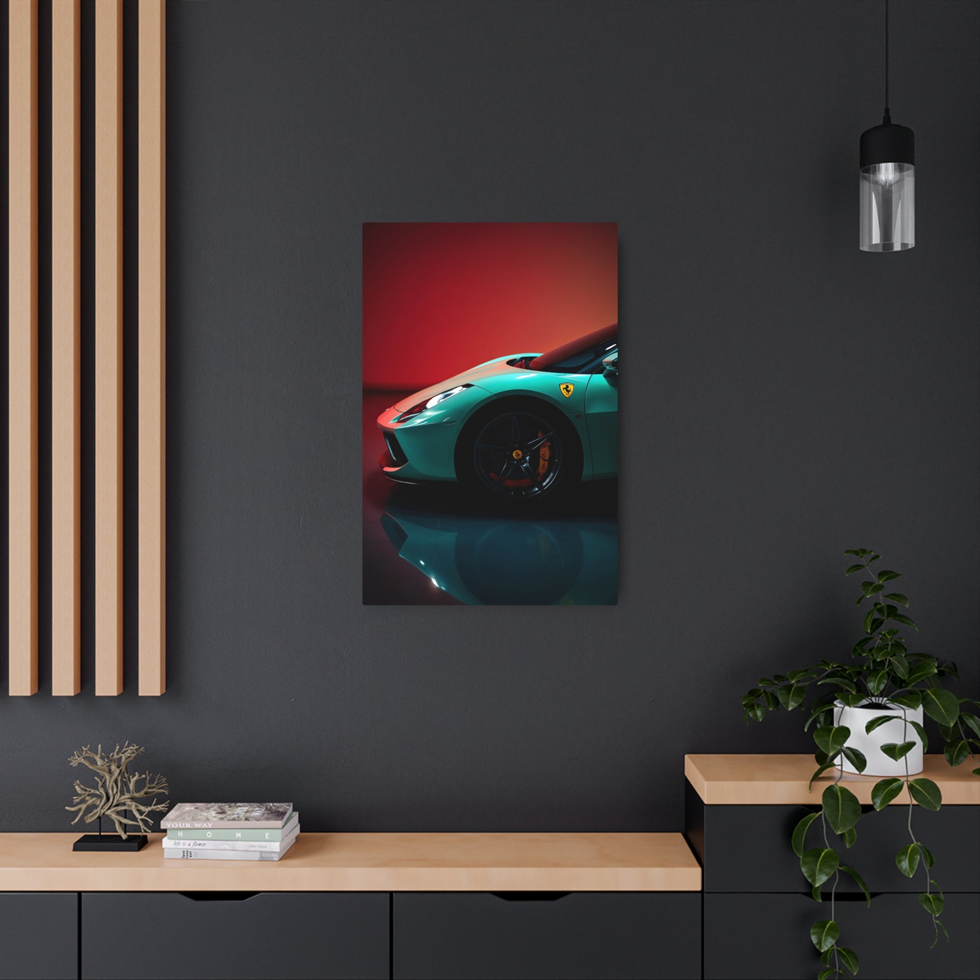 Ferrari Luxury Metal Sign: Iconic Design for Auto Enthusiasts