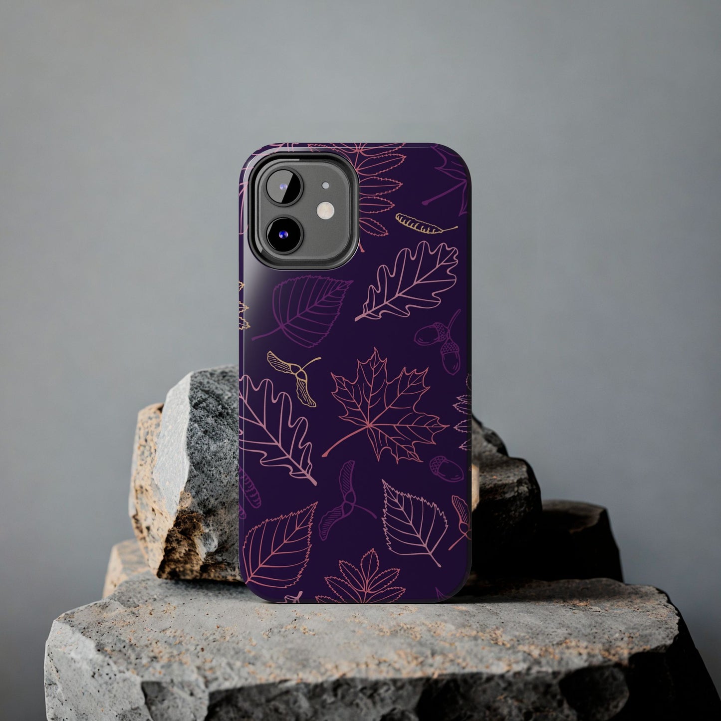 Seamless pattern with autumn leaves Tough Phone Cases