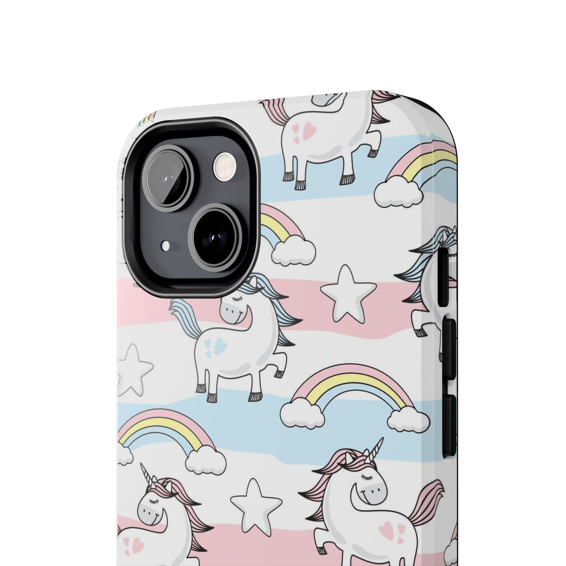 Unicorn Seamless Pattern Doodle Tough Phone Cases