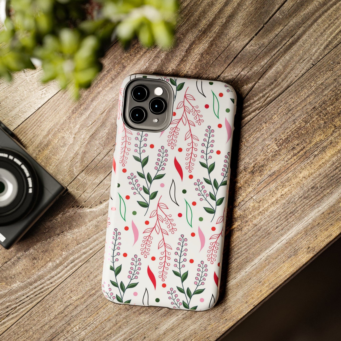 Seamless floral pattern, cute ditsy Tough Phone Cases