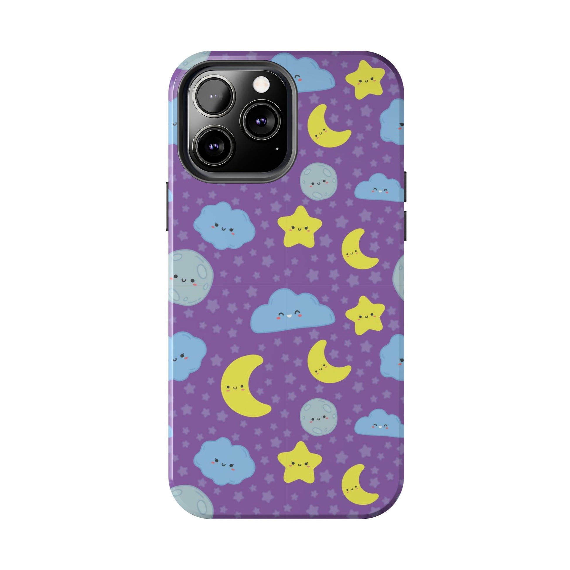 Night sky seamless pattern Tough Phone Cases