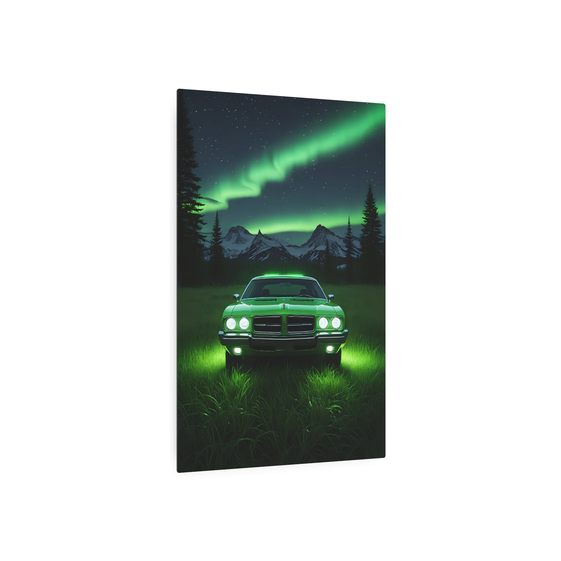 Green dodge Metal Art Sign