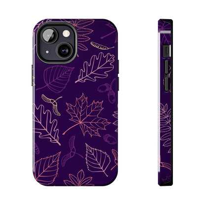 Seamless pattern with autumn leaves Tough Phone Cases iPhone 13 Mini