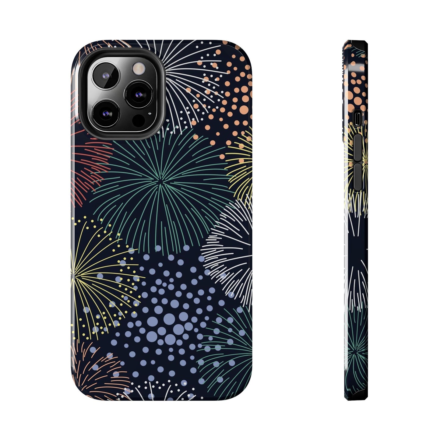 Seamless pattern with colorful fireworks Tough Phone Cases iPhone 12 Pro Max