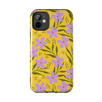 Folk art floral seamless pattern Tough Phone Cases