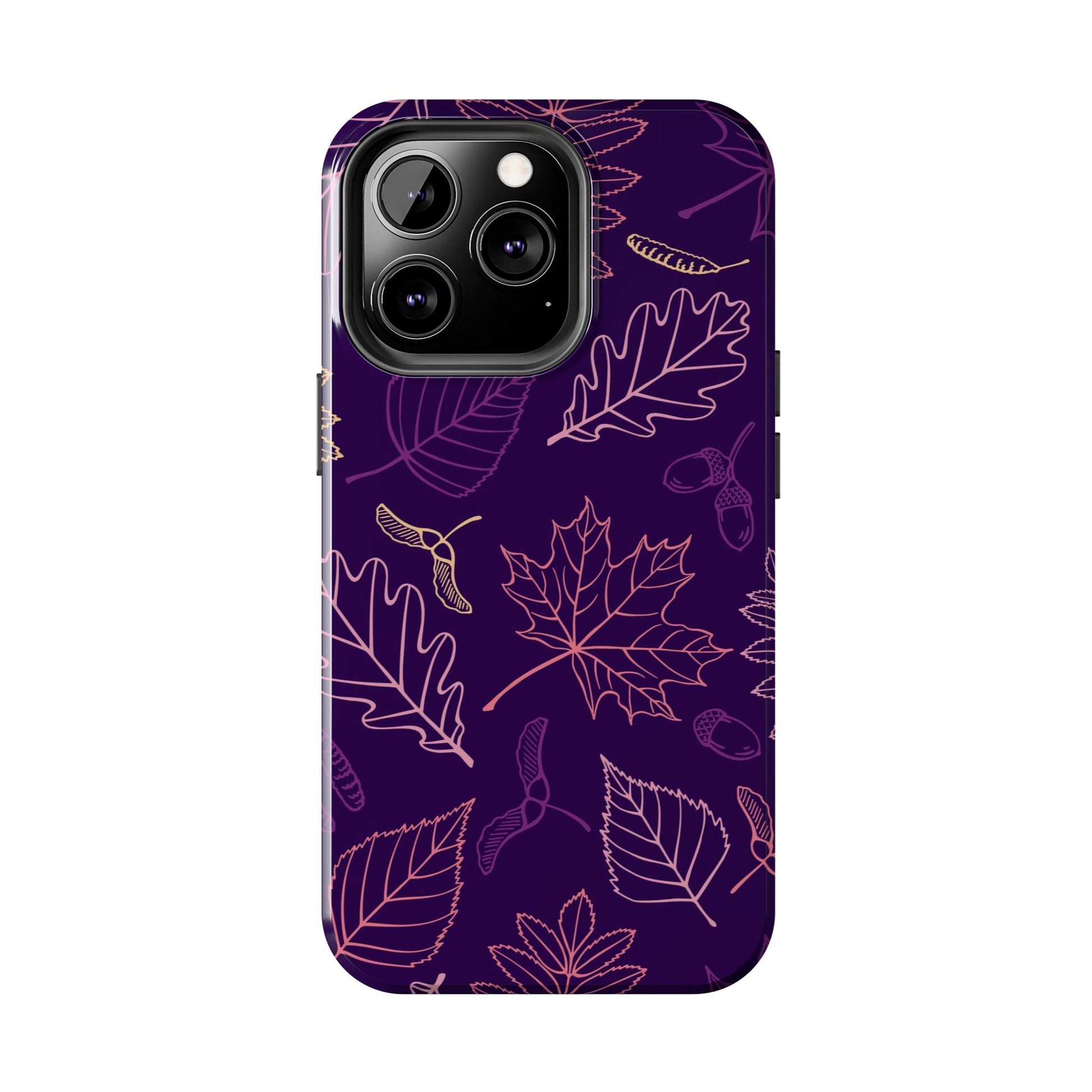 Seamless pattern with autumn leaves Tough Phone Cases