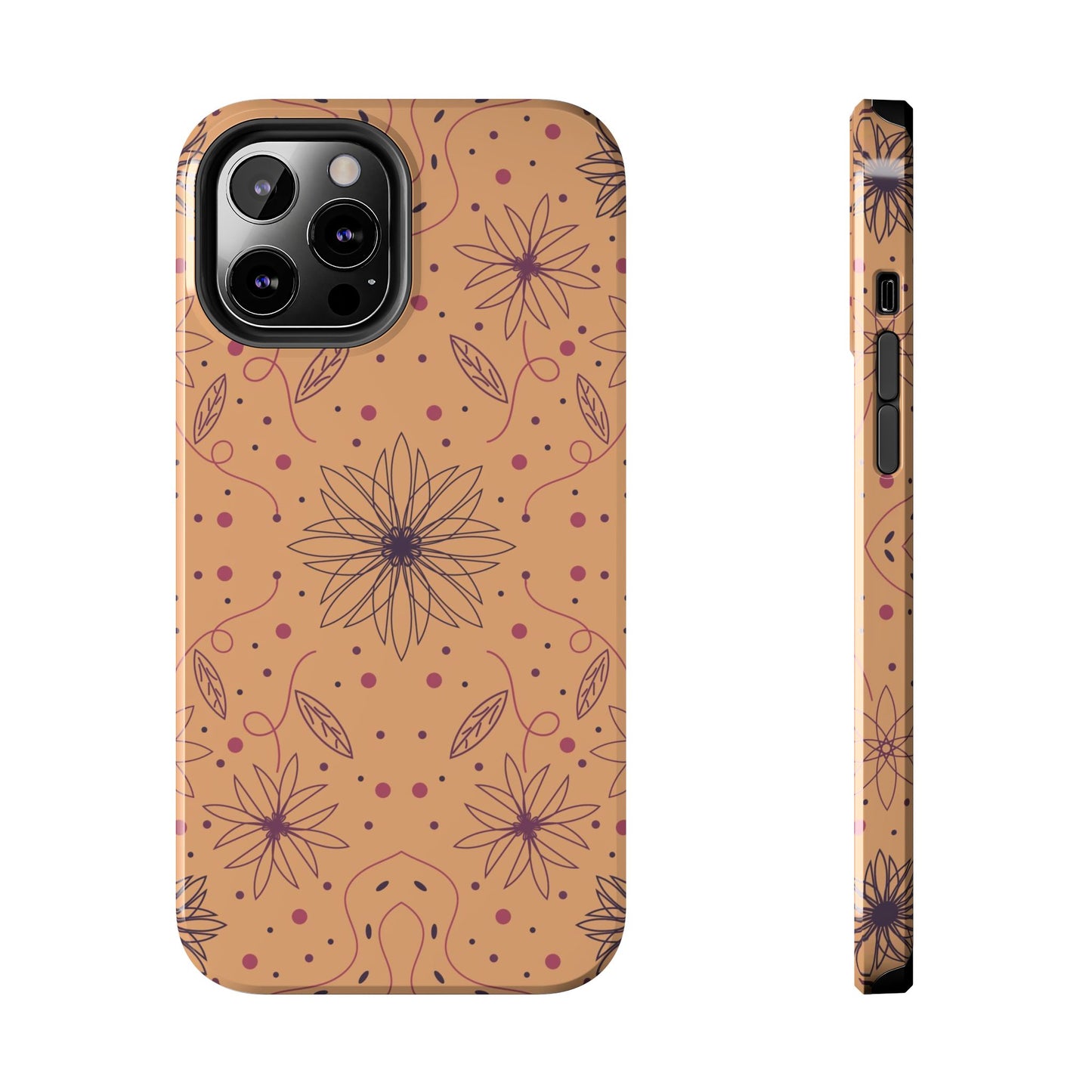 Seamless pattern geometry graphic for textile wrapping cover floor fabric Tough Phone Cases iPhone 12 Pro Max