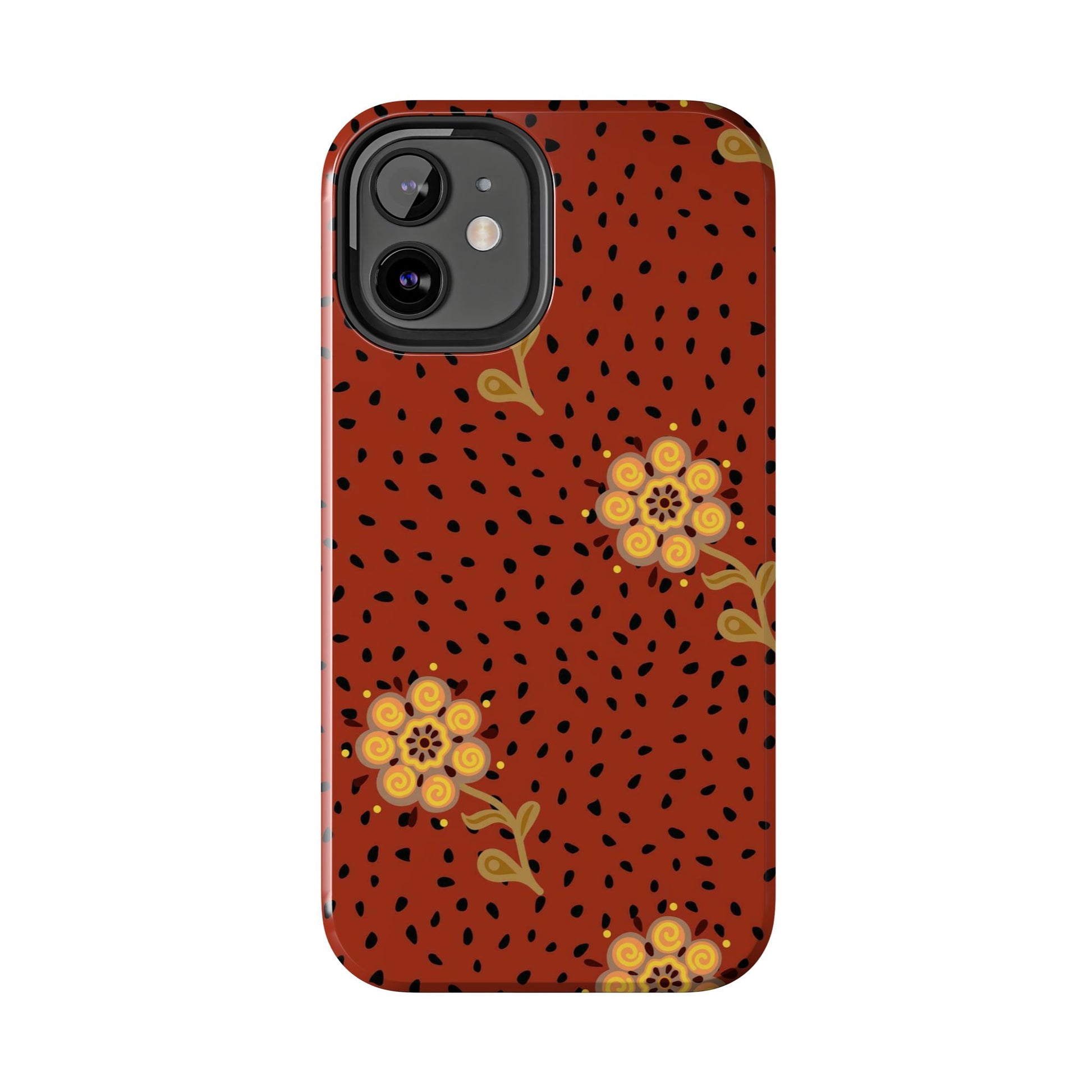 Abstract ethnic flower seamless pattern Tough Phone Cases